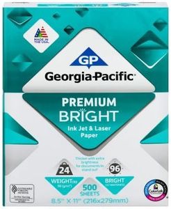 Georgia-Pacific Premium Bright Ink Jet & Laser Paper 500 Sheets