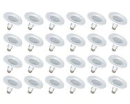 Satco S9599/12 Quick Trim LED Recessed Downlight Retrofit, 5-6 Inches, White, 24-Pack