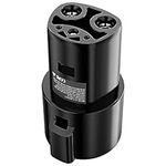 Lectron J1772 to Tesla Charging Adapter 60 Amp / 250V AC - Compatible with SAE J1772 Charger (Black)