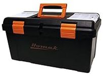 Homak Plastic Tool Box with Tray an