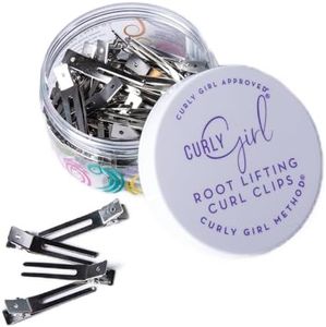 Curly Girl® 50 Double Prong, Root Lifting Hair Clips for Adding Volume to Curly Hair