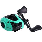 Sougayilang Fishing Reels, Super Smooth Casting Reel with Magnetic Braking System Baitcaster Reel-Left Handle