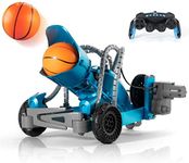 Top Race Remote Control Robotic Catapult - Metal Take Apart Ball Launcher/Shooter Arm - Electric DIY Building Kit For STEM Hobbyists - Ages 3 & up