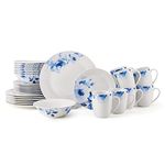 Fitz and Floyd Bloom 32-Piece Dinnerware Set, Service for 8, Bloom Pattern