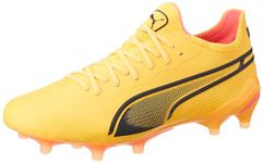 Puma Womens King Ultimate FG/AG WN's Sun Stream-Black-Sunset Glow Football Shoe - 5 UK (10756505)