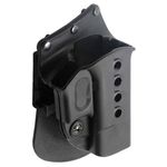 LIUSHUNBAO, Tactical Holster Right Hand Pistol Holster Fit Glock 17 19 22 23 Black