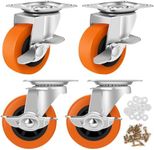 BOSGEOT 3 Inch Heavy Duty Casters S