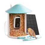 NETVUE Smart Bird Feeder Camera, Auto-Identify, Notify, Record Bird Video, Collect Permanently, Birdwatching Insight | Bird Feeders Outdoor | Bird Box Camera | Birthday Gifts for Mum/Dad/Bird Lovers