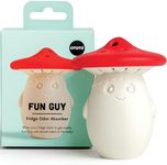 OTOTO Fun Guy Fridge Deodorizer - Food-Grade Fridge Smell Eliminator - Dishwasher Safe and BPA Free Refrigerator Baking Soda Deodorizer Holder- Compact