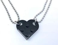 Brick LEGO® Heart Necklace Set-Mix/