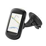 kwmobile Mount Compatible with Garmin eTrex 10 20 30 / Approach G3 G5 GPS - GPS Mount for Car Suction Cup Windshield - Black