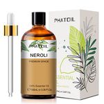 PHATOIL Neroli Essential Oil 100ML, Pure Premium Grade Neroli Essential Oils for Diffuser, Humidifier, Aromatherapy, Candle Making