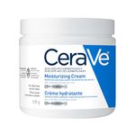 CeraVe Moisturizing Cream, Daily Face, Hands, & Body Cream Moisturizer for Dry Skin With Hyaluronic Acid and Ceramides for Women and Men. Sensitive skin, Oil-free, Non-comedogenic, Fragrance-Free, 539 Grams