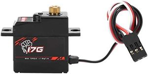 VGEBY RC Car Servo, S0017M 17g Metal Gear Digital Servo with Servo Arm for 1/18 RC High Speed Car Fixed Wing Aircraft, VGEBYoiatuznbvg