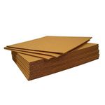 841mm x 1189mm A0 Double Wall Cardboard Sheets Corrugated Pads Dividers Arts Craft Shipping Postal Board (10)