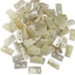 Embroiderymaterial Double Hole Rectangle Shape MOP Shell Buttons 6X13MM 72 Pieces