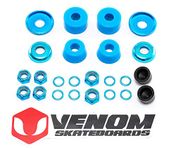 Venom Skateboards Trucks Universal Bushing & Nuts Rebuild Kit - Cylinder - Medium 90a