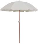 vidaXL Parasol with Steel Pole Port