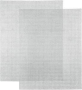 Dohia Plastic Mesh Canvas Sheets 13.7 X 10.6 Inch Plastic Canvas Embroidery Crafting Acrylic Yarn Crafting Knit Crochet Projects Make Aquarium Dividers D2-SLWP