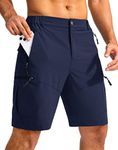 Pudolla Men's Hiking Cargo Shorts 9