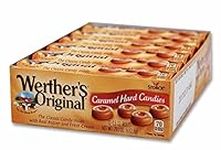 Wether’s Original Caramel Hard Candy Rolls, 12 Pack-50 Gram Rolls, Made in Germany