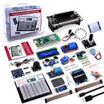 GeeekPi Raspberry Pi Pico W IoT Starter Kit MicroPython Programing Kit with Raspberry Pi Pico W, Breadboard,I2C 1602 LCD Display Module,9g Mirco Servo for Raspberry Pi Beginners & Software Engineer