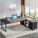 Tribesigns 70.8" Executive Desk wit