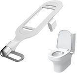 GSAINTLY® Toilet Seat Attachment, Jet Spray for Toilet Seat, Retractable Adjustable Spray Position and Pressure, Non-Electric Toilet Bidet with Dual Nozzles for Male & Female(White)