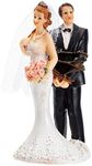 Juvale Funny Wedding Cake Topper, B