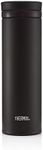 Thermos Stainless Steel Super Light Travel Tumbler, Matt Black, 470 ml