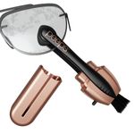 Peeps Eyeglass Lens Cleaner – Groundbreaking Carbon Microfiber Technology – Used by NASA to Clean Glass (Premium Electroplated Finish – Rose gold)