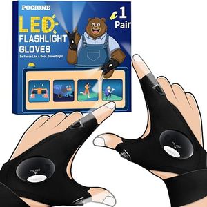 Ideas Regalos Originales Hombre Papa: Guantes con Luz LED Trabajo Gadgets Tecnologicos Utiles Originales Regalo Hombre Navidad Calendario Adviento Hombre Cumpleanos Regalos El Padre Marido Manitas