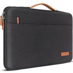 DOMISO 15.6 inch Laptop Sleeve Case Waterproof Carrying Bag for 15.6" Notebook/Yoga 730 IdeaPad 530S ThinkPad L580/Flex 4 5/ASUS ROG Zephyrus GX501/HP EliteBook/Dell New Latitude 3590,Black