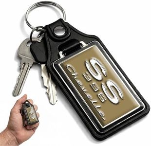 Brotherhood Car Key Chain for Chevelle - Classic Models Keychain for Men and Women Gift Key Ring - Gold - SS 1969