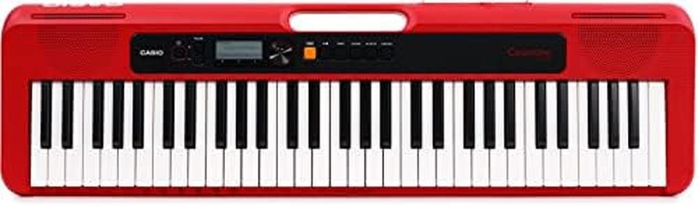 Casio Casiotone CT-S200RD 61-Key Portable Keyboard (Red)