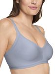 Warner's Women's Easy Does It Underarm Smoothing with Seamless Stretch Wireless Lightly Lined Comfort Bra Rm3911a, Grey Heather, Small