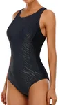 beautyin Plus Size Swimsuits for Women One Piece Tummy Control Bathing Suit Athletic Swimwear
