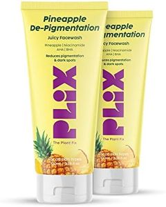 PLIX - THE PLANT FIX 5% Pineapple Foaming Facewash For Depigmentation Pack of 2 100ml | Gentle Wash For Skin Brightening & Even Toned Complexion | Free Of Sulphates Paraben & Silicones Men & Women