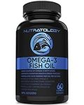 Omega 3 Fish Oil Supplement Triple Strength - 1200MG Fish Oil, 720 MG Omega 3, 432MG EPA & 288MG DHA Per Softgel. Burp-less Lemon Flavour - Great Source Of Omega 3 Fatty Acids - Omega 3 Supplements - Supports Cognitive Health & Brain Function - 60 Soft...