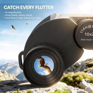 Aurosports 10x25 Compact Binoculars – Lightweight Portable Optics