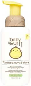 Sun Bum Baby Bum Shampoo & Body Wash -Tear Free Foaming Soap For Sensitive Skin with Nourishing Coconut Oil - 355 mL