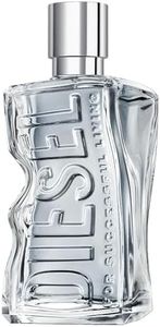 Diesel D By Diesel, Eau de Toilette pour Homme en Spray Vaporisateur, Flacon Rechargeable, Parfum Frais & Énergisant, 100 ml