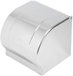 Toilet Paper Holder, Stainless Steel Toilet Paper Roll Holder Bathroom Wall Mounted Waterproof Paper Holder Cat Proof Toilet Paper Cover