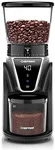 Chefman Conical Burr Coffee Grinder, Create The Boldest & Most Flavorful Grind With 31 Settings From Coarse To Extra Fine, One-Touch Digital Control & 9.7-oz Bean Capacity, Black