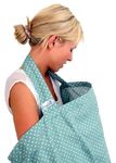 BebeChic.UK - Oeko-Tex Certified 100% Cotton - Breastfeeding Covers - Boned Nursing Tops - Wild Thyme/White dot