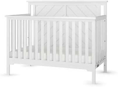 Child Craft Hampton Flat Top Convertible Crib (Matte White)