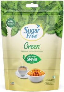 Sugar Free Green Stevia Pouch 400 g |100% Plant based Natural Sweetener | Equivalent to Sweetness from 1Kg Sugar | 100% Natural Stevia leaves| Sweet like Sugar but with zero calories