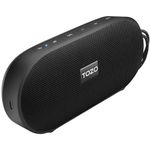 TOZO PA1 Bluetooth Speaker with 20W Stereo Sound, 25H Playtime, IPX7 Waterproof Portable Wireless Speaker with EQ Mode APP Control, Dual Pairing for Home, Outdoor Travel, Black