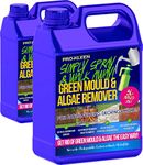 Pro-Kleen Patio Cleaner Simply Spray and Walk Away Green Mould and Algae Killer for Patios, Fencing and Decking 2 x 5 Litre Concentrate (Makes 50 Litres)