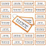 60 Pcs Sight Word Sentence Cards Kindergarten Flash Cards Preschool Kids Educational Word Flashcards for Early Childhood Education Sight Word Games Frequency Sight Word Sentences